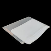 Jewellery Display Packing Zip Pouch (Pack of 5 Pieces) 8x5.5 Inch With Foam Sponge Rectangle White